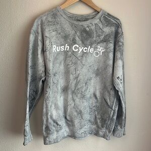 Splotchy gray Rush Cycle Crewneck size M